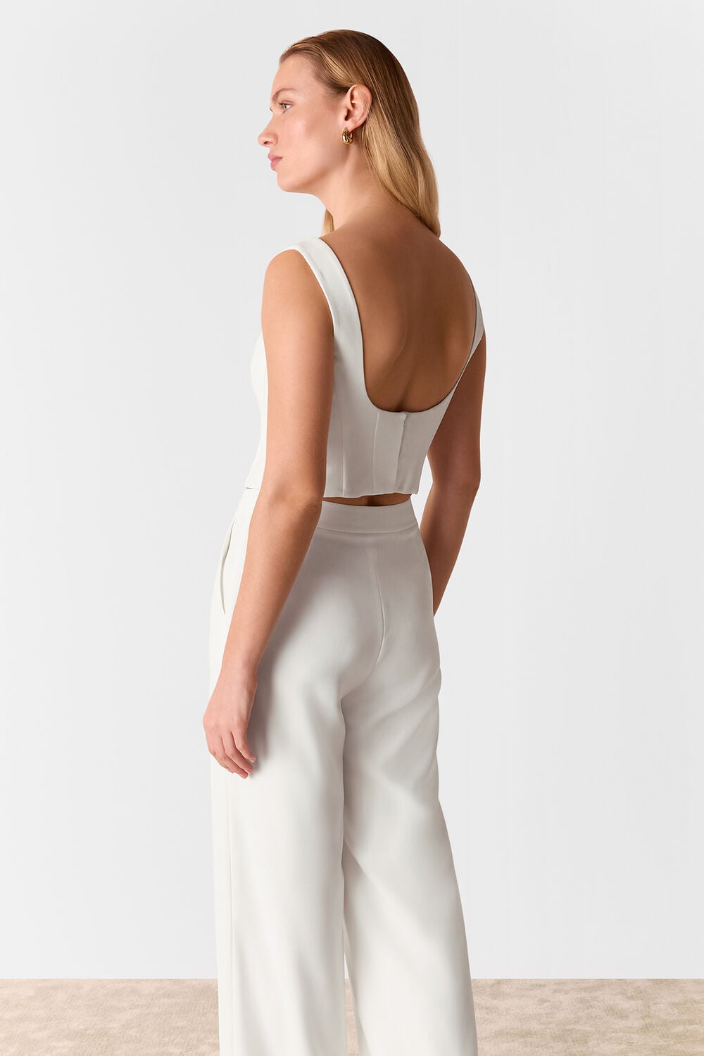 Ivory Structured Corset Bridal Top